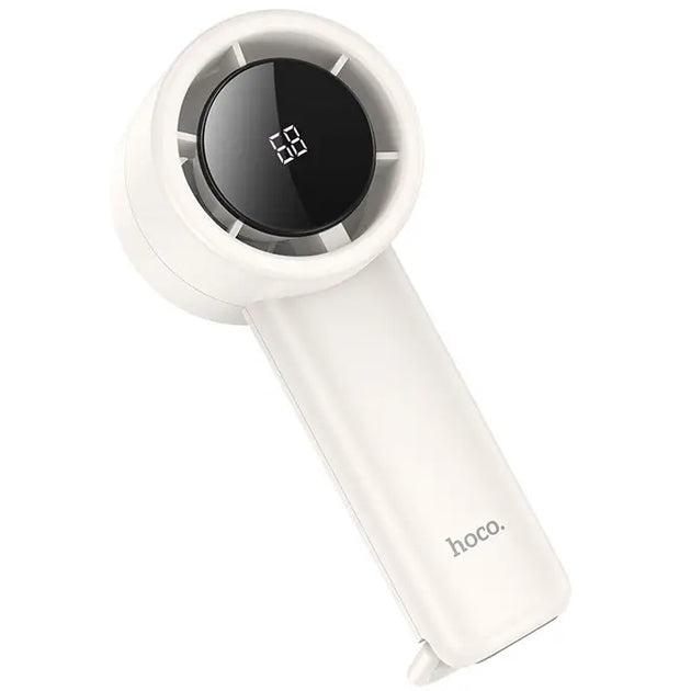 Hoco™ Portable Handheld Mini Fan – USB Rechargeable, Powerful & Quiet