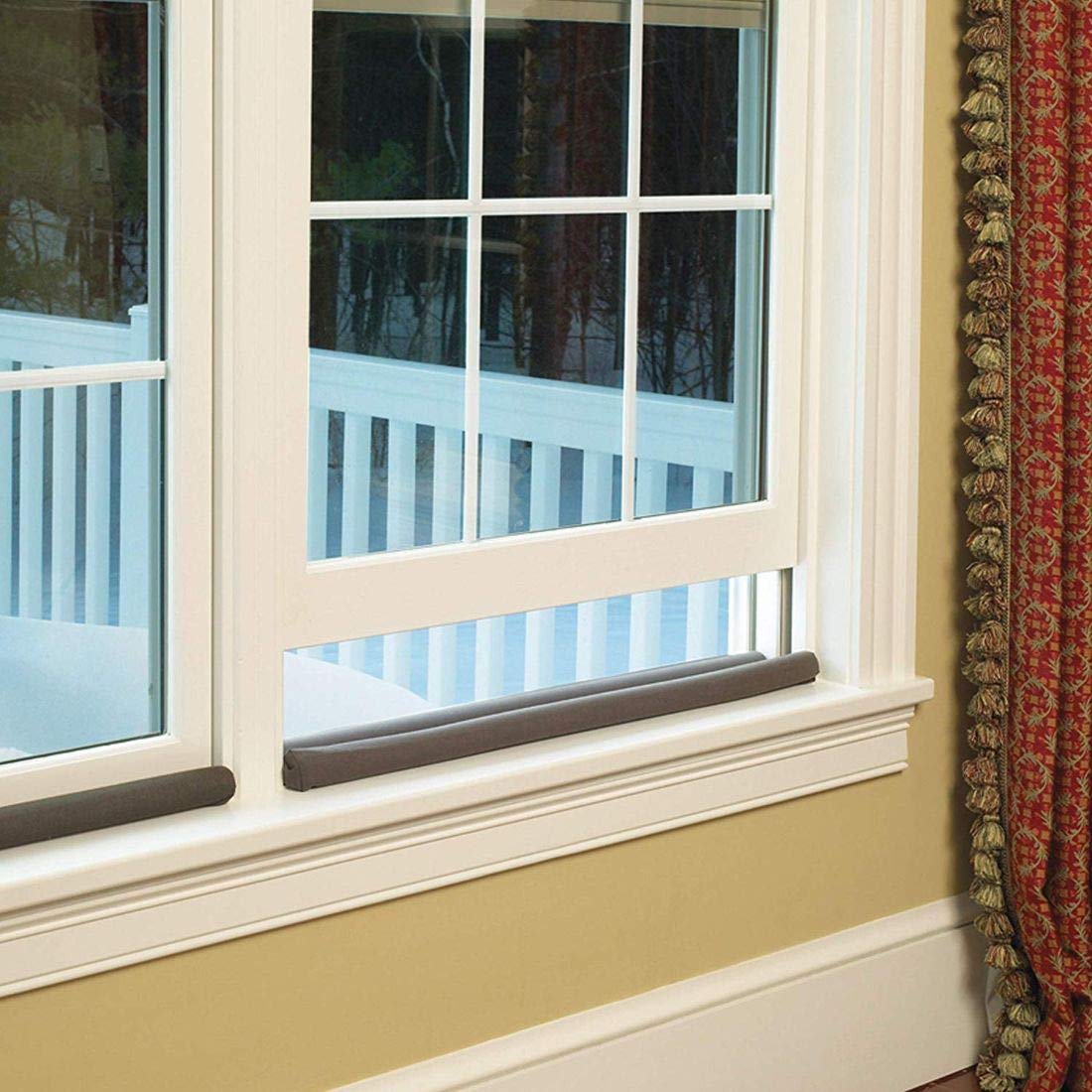 Twin Draft Guard – جهاز حماية مزدوج ضد التيارات الهوائية تحت الأبواب والنوافذ