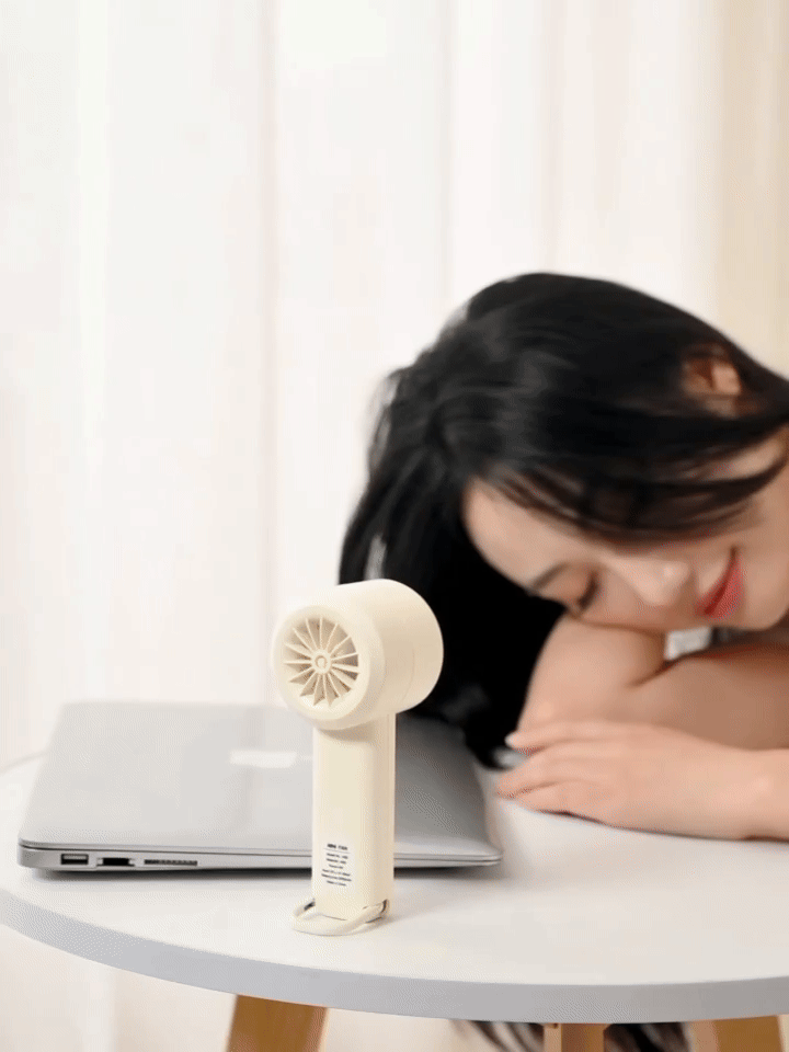 Hoco™ Portable Handheld Mini Fan – USB Rechargeable, Powerful & Quiet