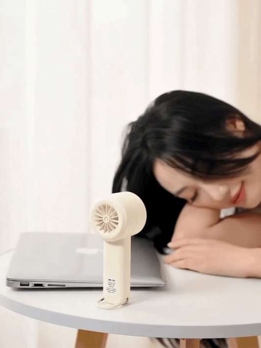 Hoco™ Portable Handheld Mini Fan – USB Rechargeable, Powerful & Quiet